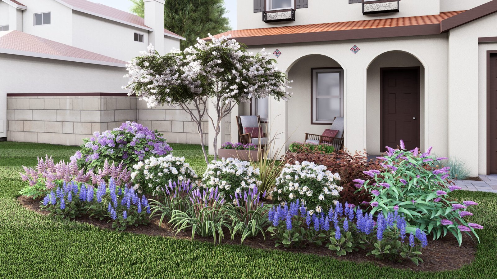 Deer Resistant Flower Bed Design
